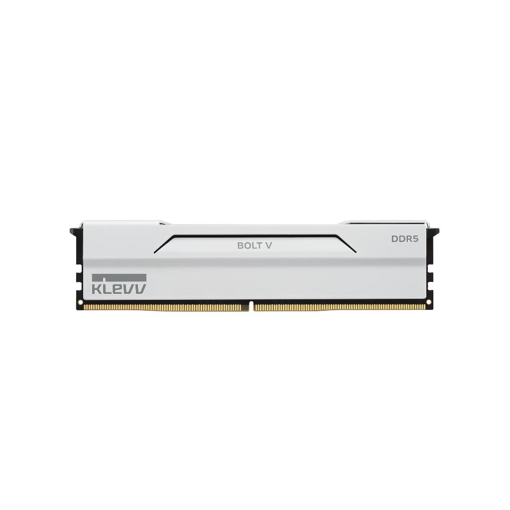 KLEVV BOLT V DDR5 Gaming OC Memory - 64GB (32GBx2) 6400MHz White CL32