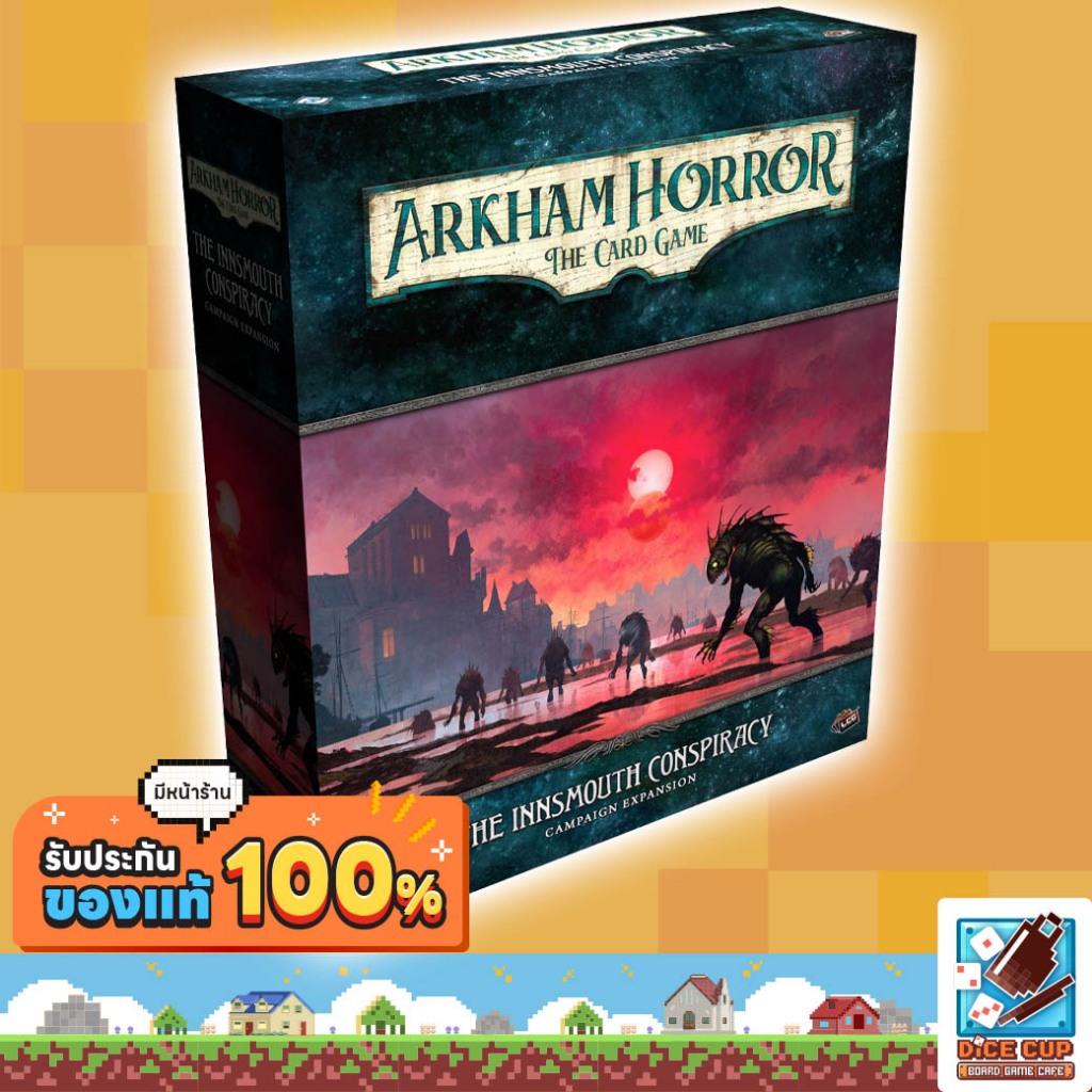 [ของแท้] Arkham Horror LCG The Innsmouth Conspiracy Campaign Expansion Board Game