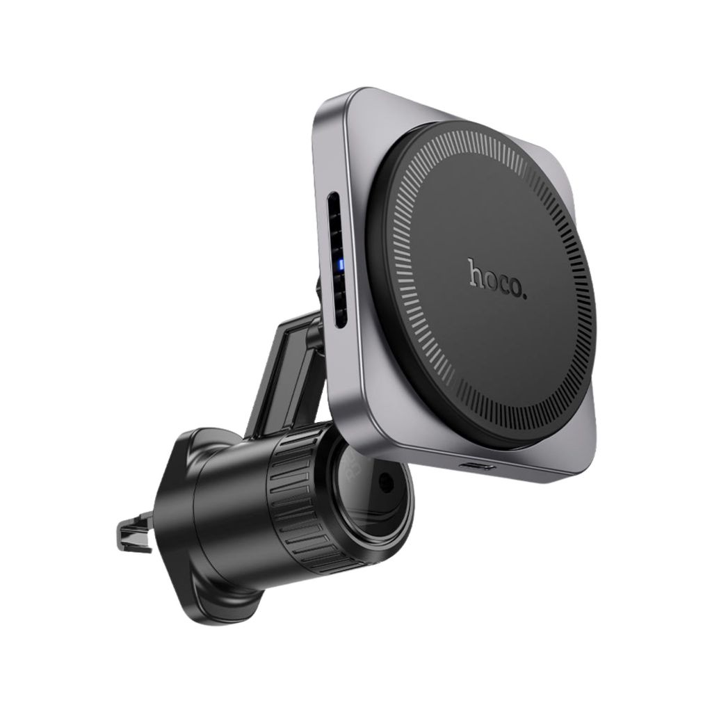HOCO HW15 ที่ยึดโทรศัพท์แบบหนีบช่องแอร์ รองรับ wireless charger 15W หมุนได้ 360 องศา รับประกัน ราคา ถูกที่สุด ดีลบีเคเค แกลเลอรีภาพที่ 5