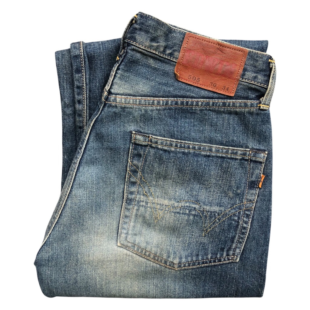 Jeans Edwin Lot 505  made in Japan 🇯🇵 ริมแดง