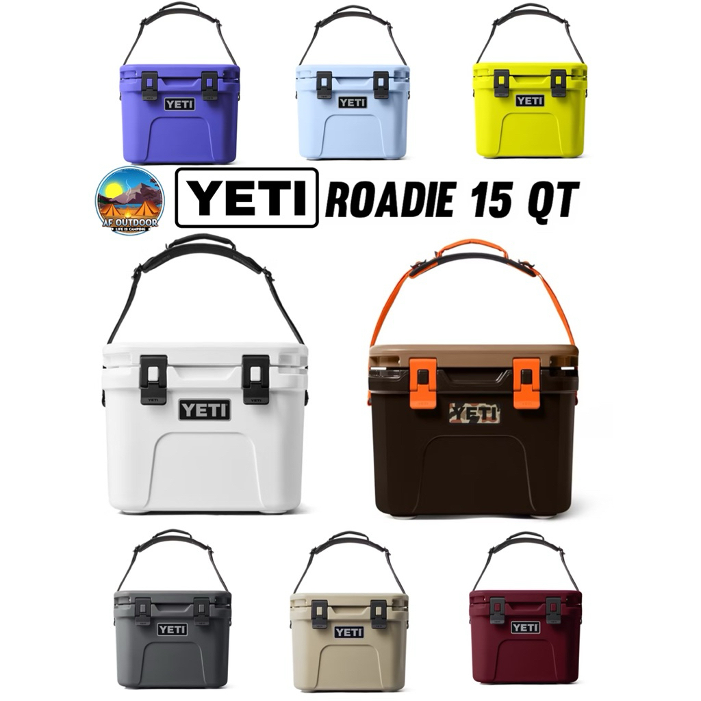 🇺🇸มีหลายสี รับประกัน 3ปี🇺🇸YETI COOLER ROADIE 15 คลูเลอร์เยติ รุ่น กระติกน้ำแข็งเยติ ลิขสิทธิ์แท้