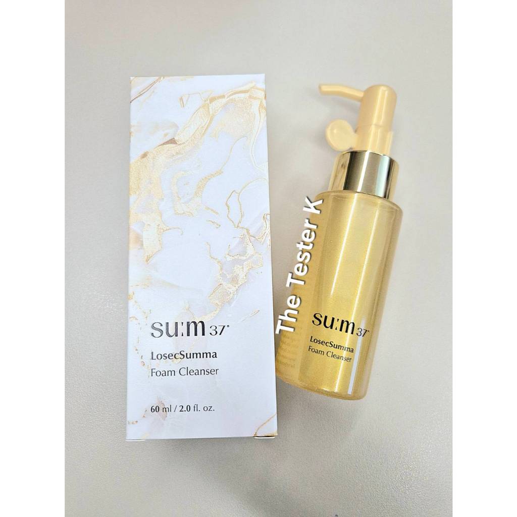 #พร้อมส่ง /Exp27/8/27 #โฟมเนื้อเจล #Su:m37 LosecSumma Elixir Foam Cleanser 40/60 ml