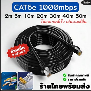 สายแลน CAT6e UTP Gigabit 1000Mbps Gigabit สายเคเบิลเครือข่าย…