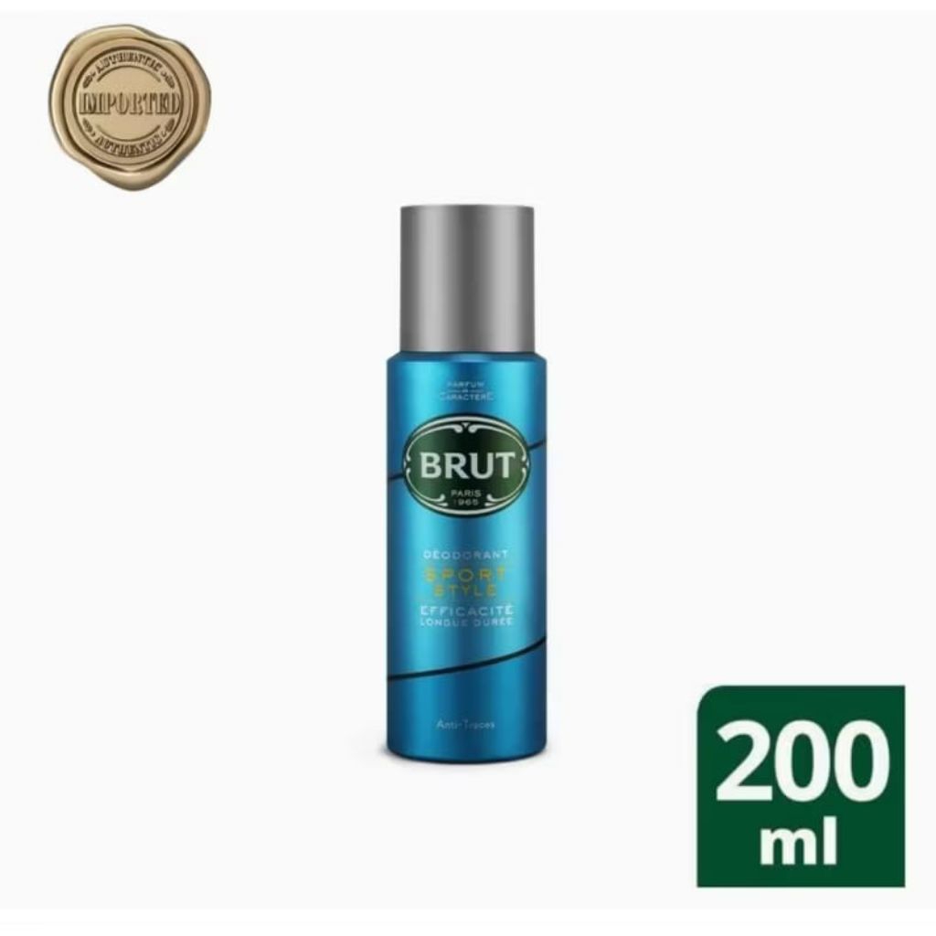BRUT PARIS.SPORT STYLE PARFUM200ML.ANTI-TRACES