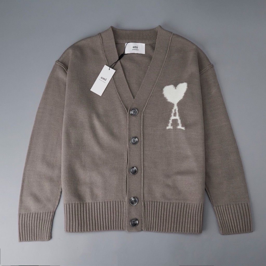 เสื้อคาร์ดิแกน A.m.i de Coeur cardigan ผ้าไหมพรม