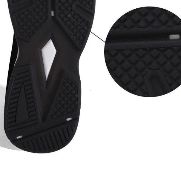 รองเท้าผ้าใบชายญี่ปุ่น สีดำและสีเทา พื้นหนา ป้องกันแบคทีเรียและระงับกลิ่นกาย รองเท้าลำลอง - รูปที่ 4