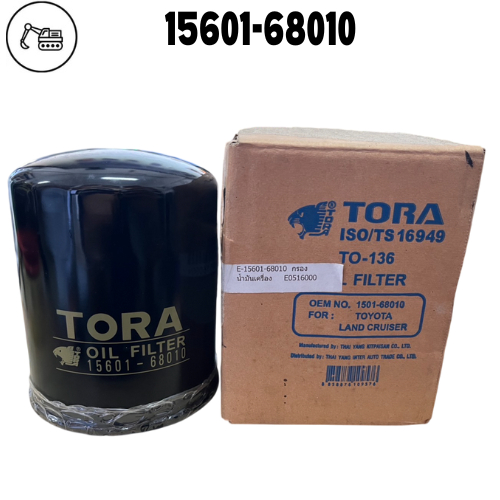 กรองน้ำมันเครื่อง 15601-68010 สำหรับTOYOTA เทียบ C-1108 SFO 6801 P550707 3I2115 1150100750