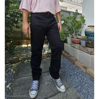 กางเกงขายาวผู้ชาย ทรงกระบอกใหญ่  -ผ้าไม่ยืด เป้าซิป รับประกั…