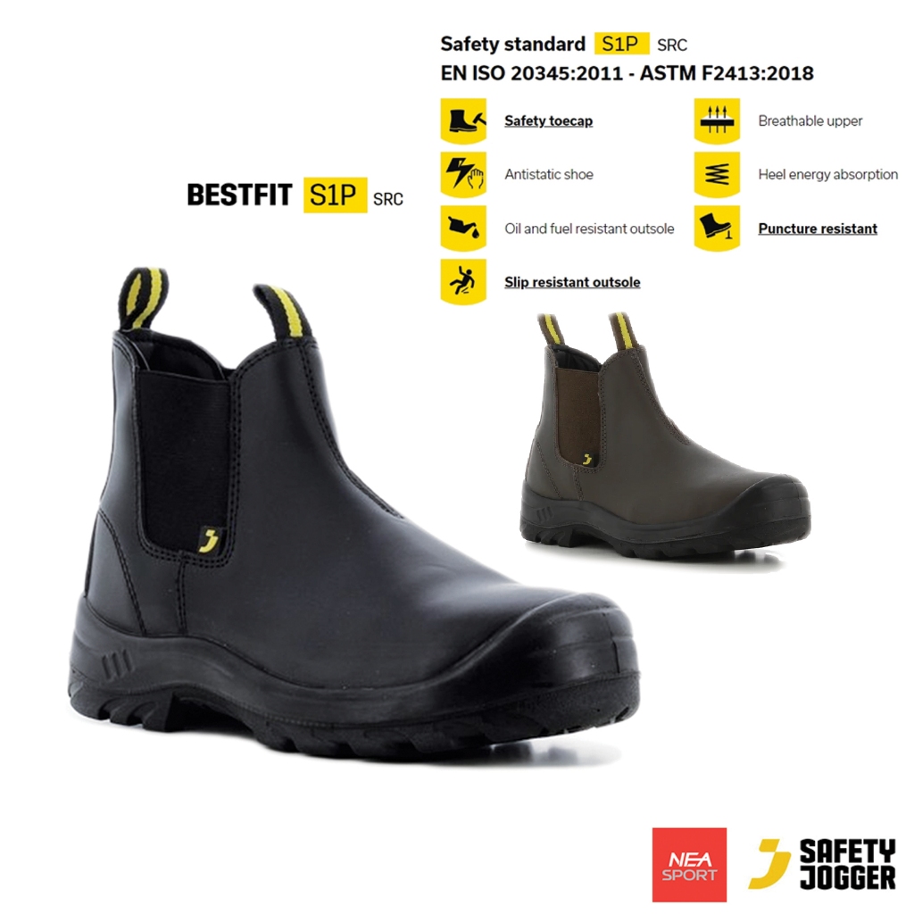 [ลด30% เก็บโค้ด 0723FASHDD] SAFETY JOGGER - Bestfit S1P รองเท้าเซฟตี้ หัวเหล็ก พื้นป้องกันการเจาะทะลุ รองเท้านิรภัย