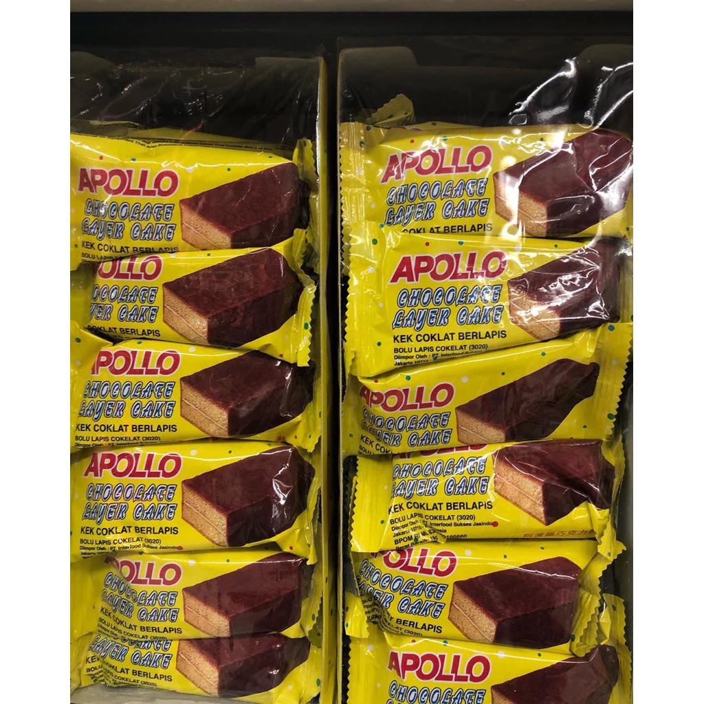 เค้ก APOLLO ไส้ครีม เคลือบช็อกโกแลต
