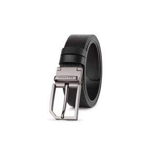 DAPPER กิ๊ฟเซ็ท เข็มขัดหนัง Snip Corner Reversible Belt สีดำ (BBX/BK/1026BB2)
