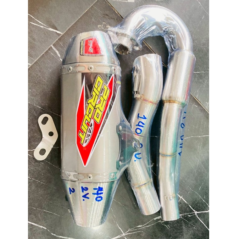 ท่อ PRO KLX140 ลูก66ชัก5 2V/KLX140 ลูก70+ 4V/KLX230คอสั้นพิเศษ ลูก70+