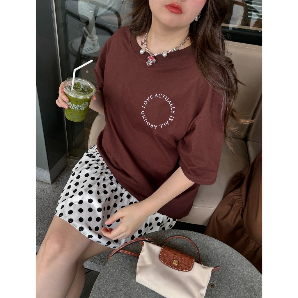 CurveG All Around Love T-Shirt เสื้อโอเวอร์ไซส์ออล อราวด์ เลิฟ - รูปที่ 5