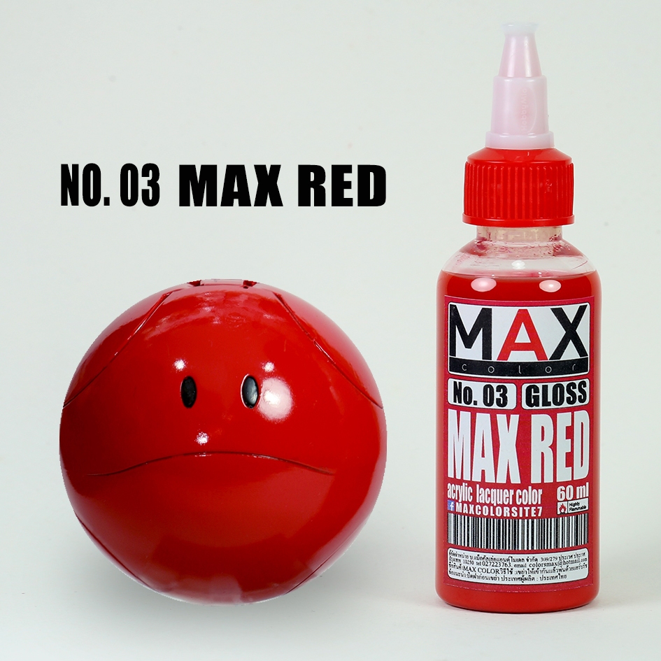 Max Color Gundam Color 03 Max Red