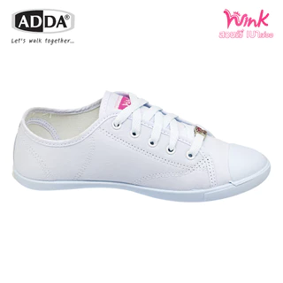 ADDA WINK สวยวิ๊ง เบาเว่ออ รองเท้านักเรียน สีขาว เด็กผู้หญิง รุ่น 41H20 (ไซส์ 31 - 40)