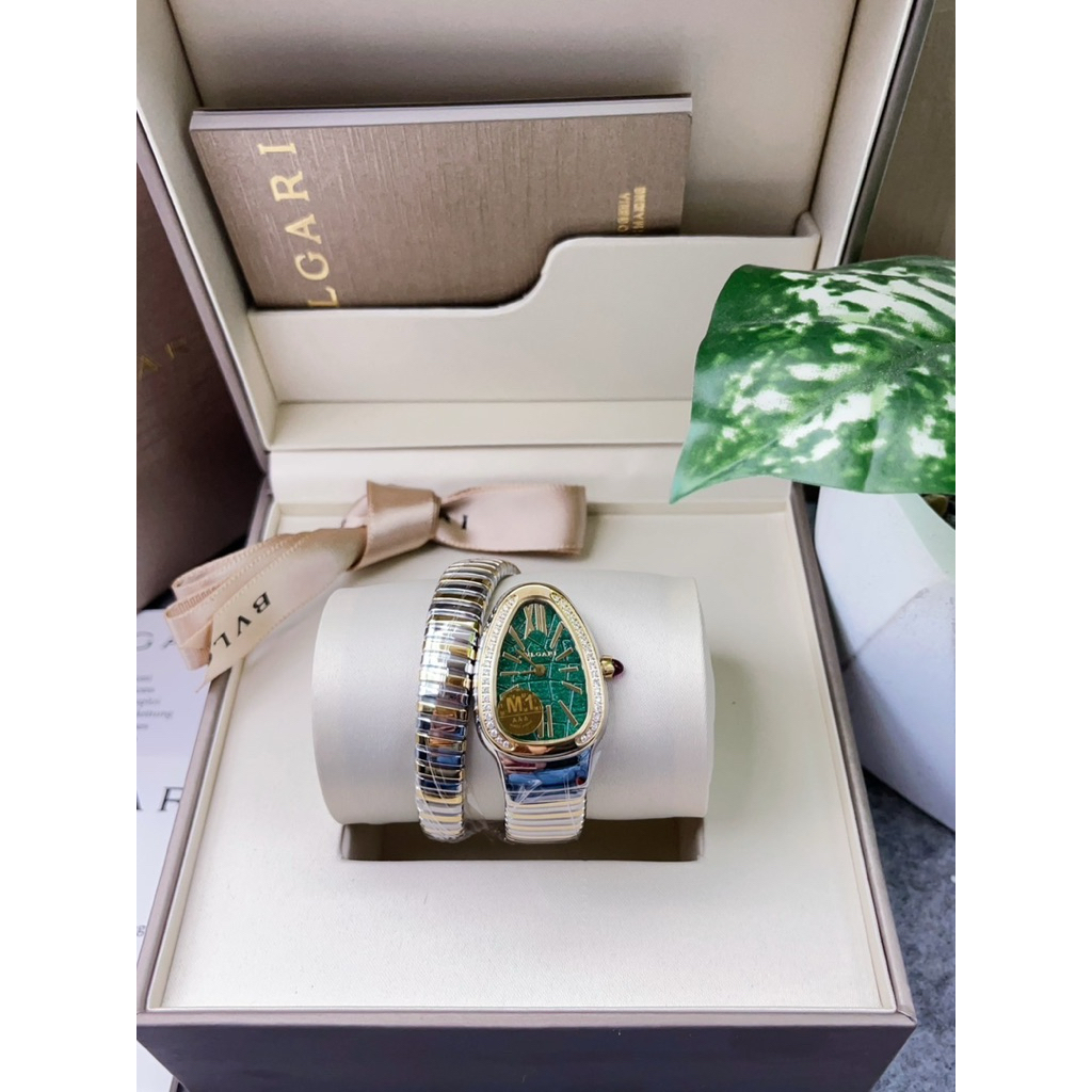 (wcb.)พร้อมส่งนาฬิกาb. introducing the tadao ando x b. serpenti watch size 26mm 💖👱🏻‍♀️✨ ระบบ ถ่าน  🛒