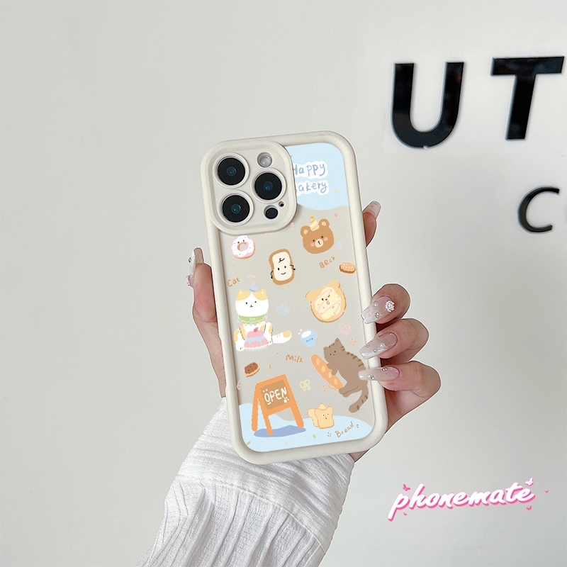 แมวน้อยน่ารัก เคส OPPO A5 2020 A11X A11 A31 2020 A15 A15s A35 A16 A72 A92 A7 A5s A12 A11K กันกระแทก ป้องกันการตก