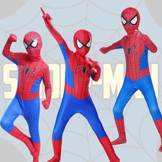 ชุดสไปเดอร์แมน เด็กและผู้ใหญ่ spiderman ชุดซุปเปอร์ฮีโร่ ชุดแฟนซี ซูเปอร์ฮีโร่ เสื้อผ้าเด็ก