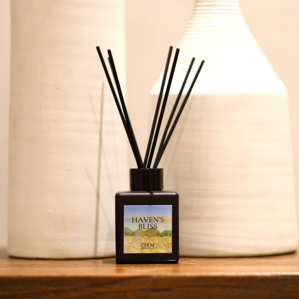 chum.bkk - haven’s bliss reed diffuser ก้านไม้หอมกลิ่นดอกไม้ไทย ให้ฟีลสวนดอกไม้