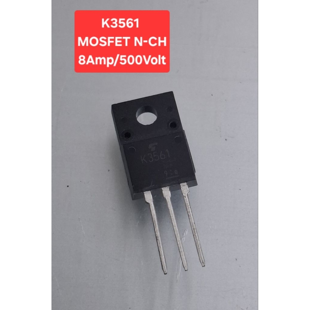 K3561 Mosfet N-CH 8Amp/500Volt