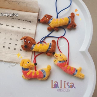 ตุ๊กตาการ์ตูนลูกสุนัข พวงกุญแจจี้กระเป๋า ของตกแต่งตุ๊กตาสุดน่ารัก keychain pendant JM20122