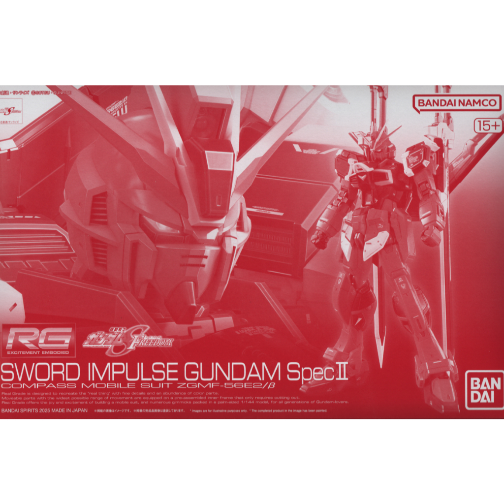 (พร้อมส่ง) RG 1/144 Sword Impulse Gundam SpecⅡ <Jul 2025>