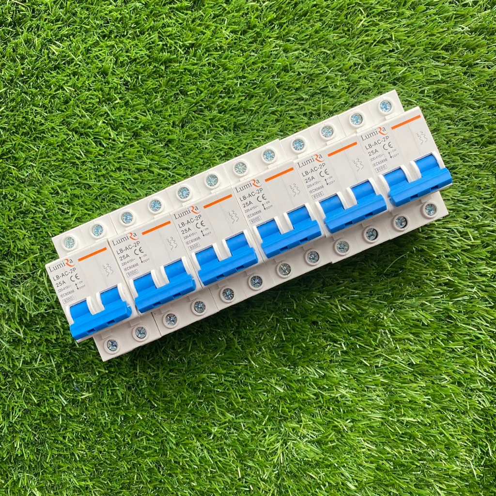Lumira เบรกเกอร์ MCB AC 2P 220-415V ป้องกันกระแสไฟลัดวงจร AC Miniature Circuit Breaker - รูปที่ 2