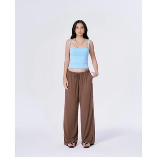 Atipashop - CALLER RAYON TANK TOP เสื้อสายเดี่ยว คอเหลี่ยม ผ้าเรย่อน ปักโลโก้