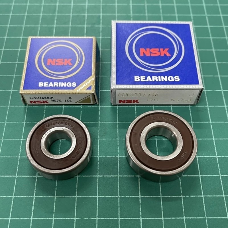 ลูกปืนข้อเหวี่ยง GX35 ฮอนด้า ยี่ห้อ NSK แท้ 6201 DD 6202 DD เครื่องตัดหญ้า Honda GX35