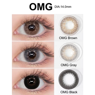 Magister Realcon คอนแทคเลนส์ 6 เดือน Mini Brown/ Gray คอนแทคเลนส์รายวัน contact lens เกาหลี (2 ชิ้น/คู่)