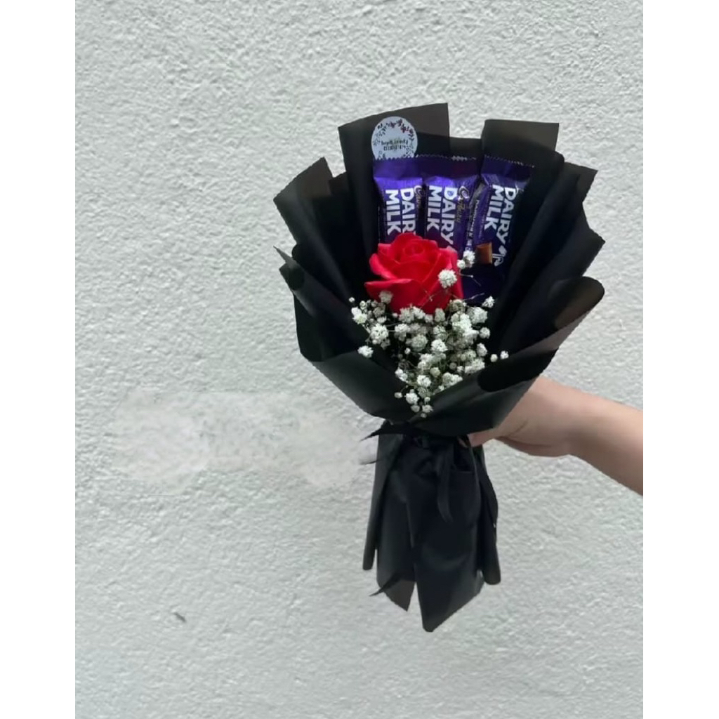 Cadbury chocolate bouquet door gift 3 pieces birthday gifts bags