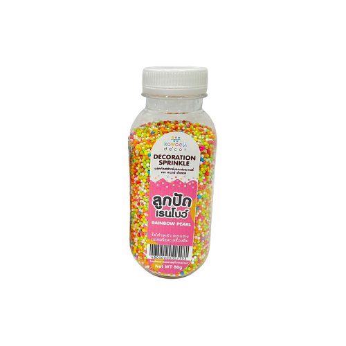น้ำตาลตกแต่งขนม ทานได้ BBF 04/10/2025 Sprinkle Sugar เกล็ดน้ำตาล Sweet Edible Sprinkle Candy แบบขวด