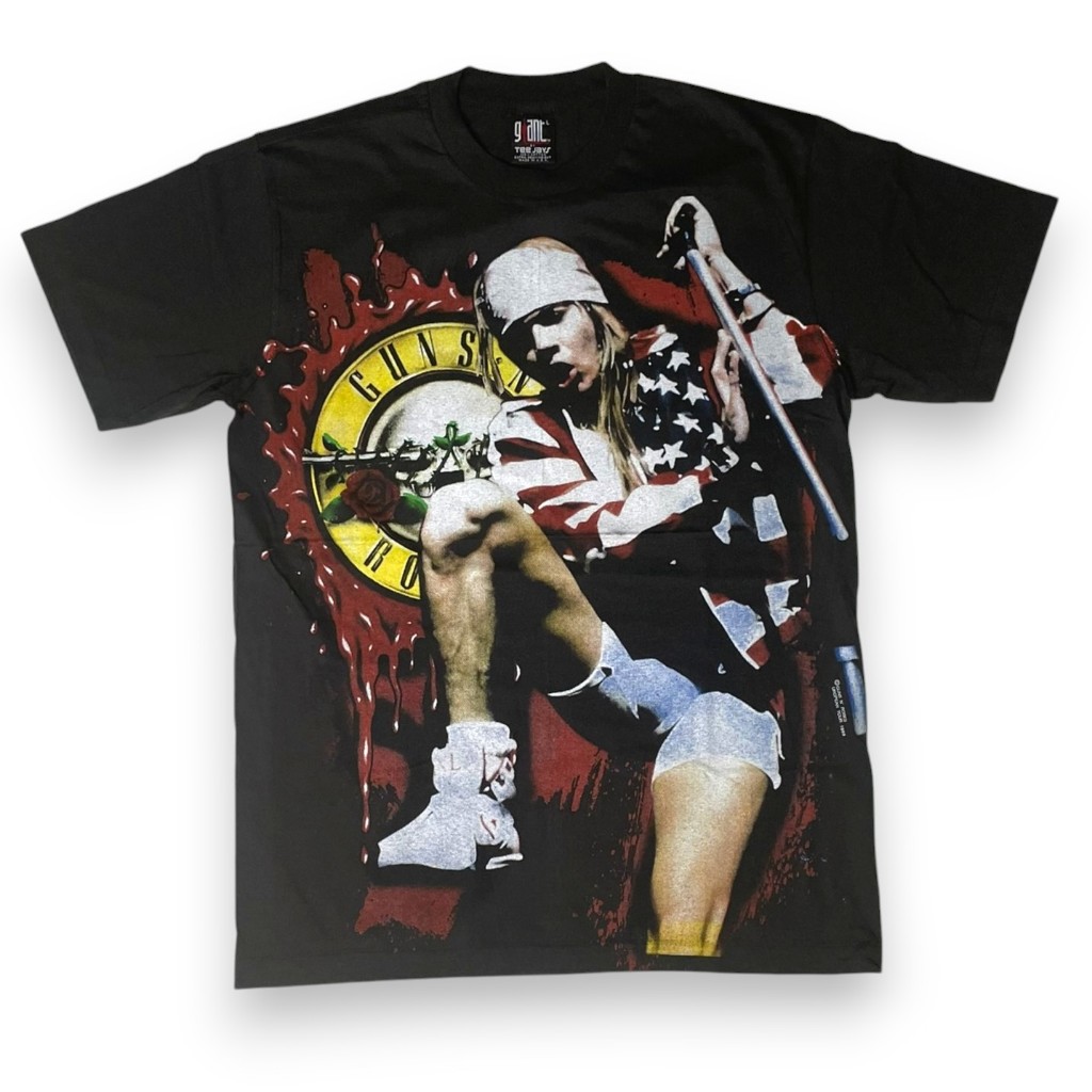 เสื้อวง Guns N' Roses (OVP) สไตล์วินเทจ สกรีนทั้งตัว