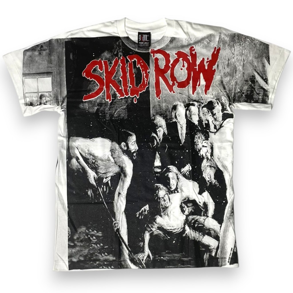 เสื้อวง Skid Row (OVP) สไตล์วินเทจ สกรีนทั้งตัว