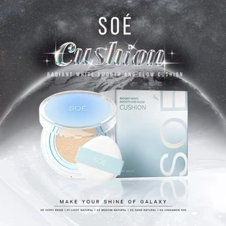 ถูก/แท้/มีไลฟ์ คุชชั่น คูชั่น SOÉ Radiant White Smooth&Glow/Stay Lock Air Matte Cushion SPF42 PA+++ คุชชั่นโซเอ้ soe