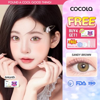 【Buy 5 Get 1 Free】COCOLA  คอนแทคเลนส์ สีฟ้า+ม่วงอ่อน 🌷 6เดือ…