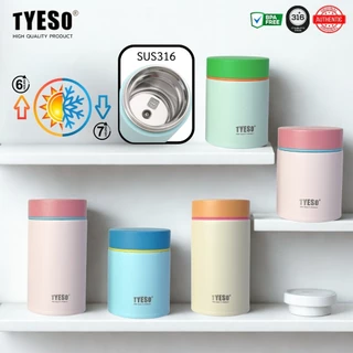 TYESO กระบอกน้ำไซส์มินิ พกพาง่าย สแตนเลส 316 ใช้งานได้ทั้งร้อนและเย็น ฝาปิดสนิทไม่รั่วซึม