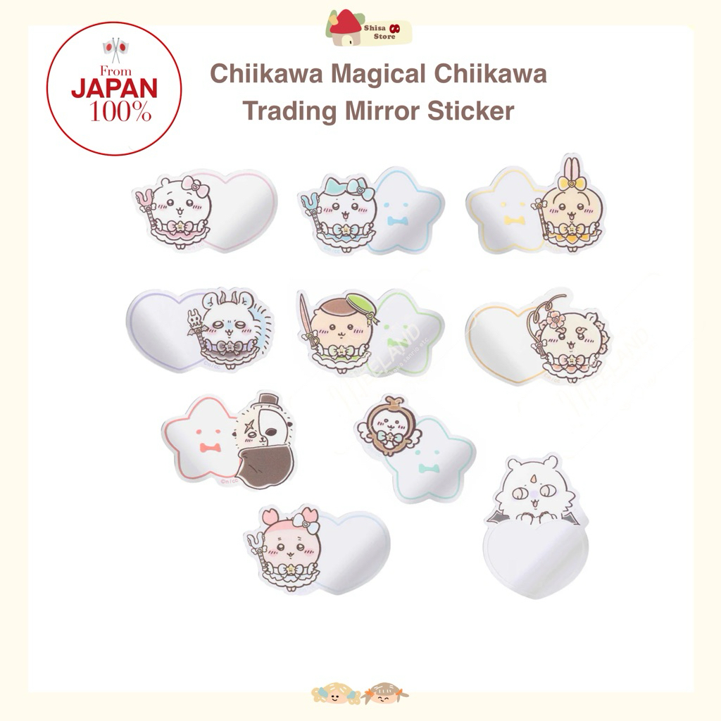 (ระบุตัว)✨Chiikawa Mirror Magical🪞ติดมือถือได้ chiikawa จากญี่ปุ่น🇯🇵แท้💯