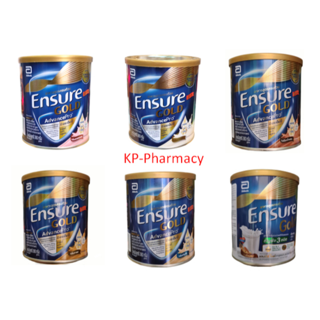 นมผง เอนชัวร์ โกลด์ แอดวานซ์โปร Ensure Gold AdvancePro ขนาด 380 กรัม มี 6 รสชาติให้เลือก