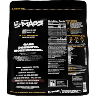 Mutant Mass Muscle Weight Gainer 5 Lbs. เวย์โปรตีน เพิ่มน้ำหนัก เพิ่มกล้ามo