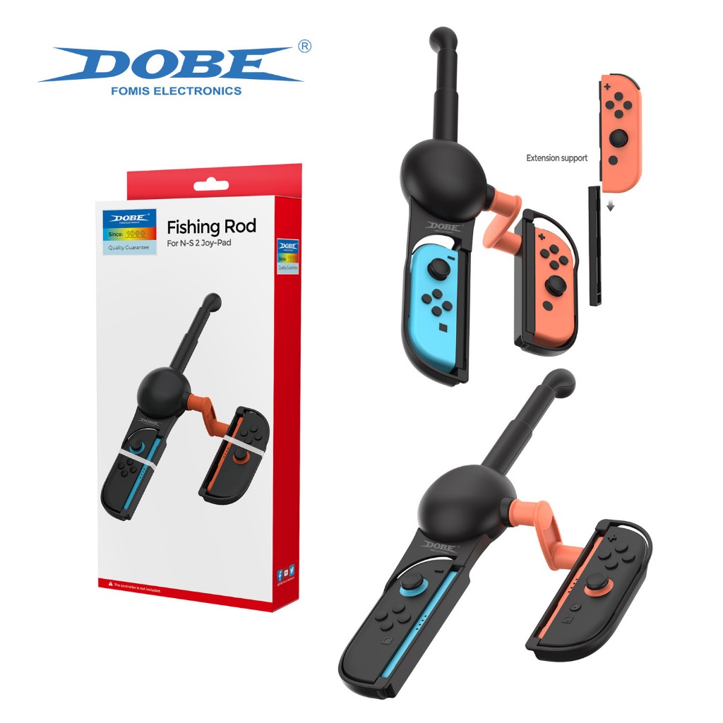 คันเบ็ดสำหรับเกม  Switch2 / Switch/ OLED คันเบ็ด ปกรณ์เสริม Joy-CON ชุดเกมตกปลาสำหรับสวิตช์ควบคุม The Strike Bundle dobe