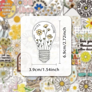 "จัดส่งจากกรุงเทพฯ"-50 ชิ้น Little daisy Series Graffiti สติกเกอร์สําหรับกระเป๋าเดินทางโทรศัพท์มือถือกรณีแล็ปท็อปหมวกนิ