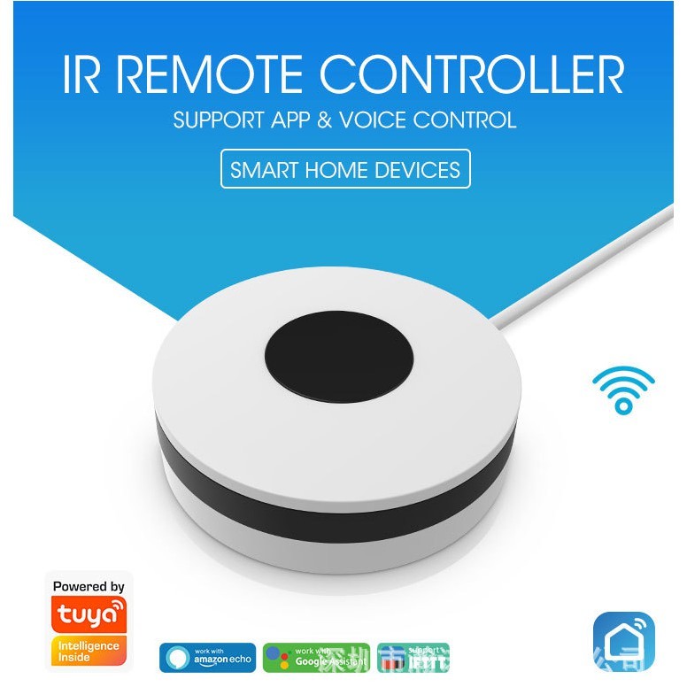 ใหม่ล่าสุด Tuya W09 สีขาวใหม่ IR Universal Remote Control อุปกรณ์ควบคุมรีโมท IR เช่น แอร์ ทีวี