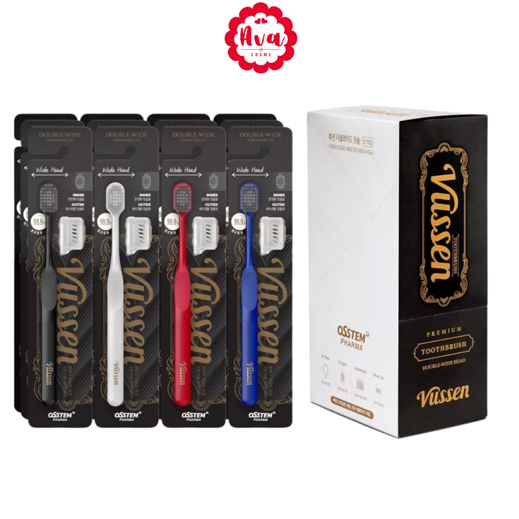 VUSSEN DOUBLE WIDE TOOTHBRUSH แปรงสีฟันดับเบิ้ลไวด์ / VUSSEN ULTRA TOOTHBRUSH สุ่มสี