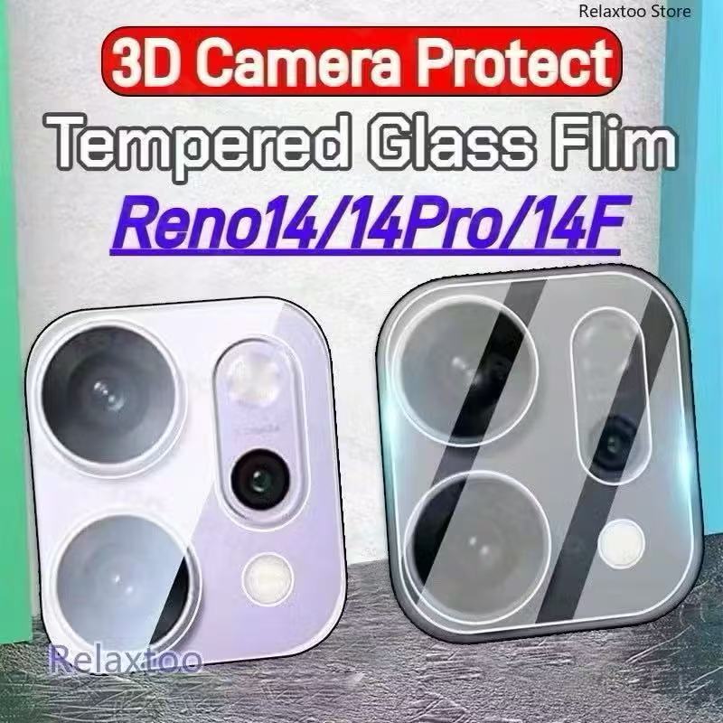 ฟิล์มกระจก เลนส์กล้อง สำหรับ Oppo Reno14 Pro 14F 13F 12F 11F Reno13 Pro Reno12 Pro Reno11 Pro Reno14F