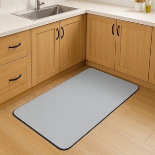 พรมเช็ดเท้าซิลิกาเจล แผ่นรองกันลื่น ดูดซับน้ำ แห้งไว ตัดแต่ง…