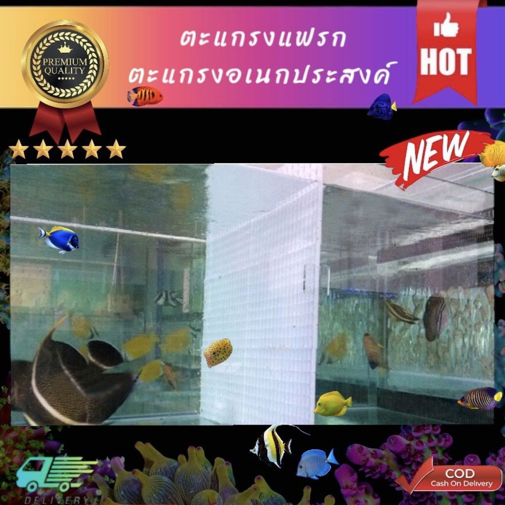 ตะแกรงกันปลา ตะแกรงแฟรก กว้าง15cmยาว30cm ราคา ถูกที่สุด ดีลบีเคเค แกลเลอรีภาพที่ 6