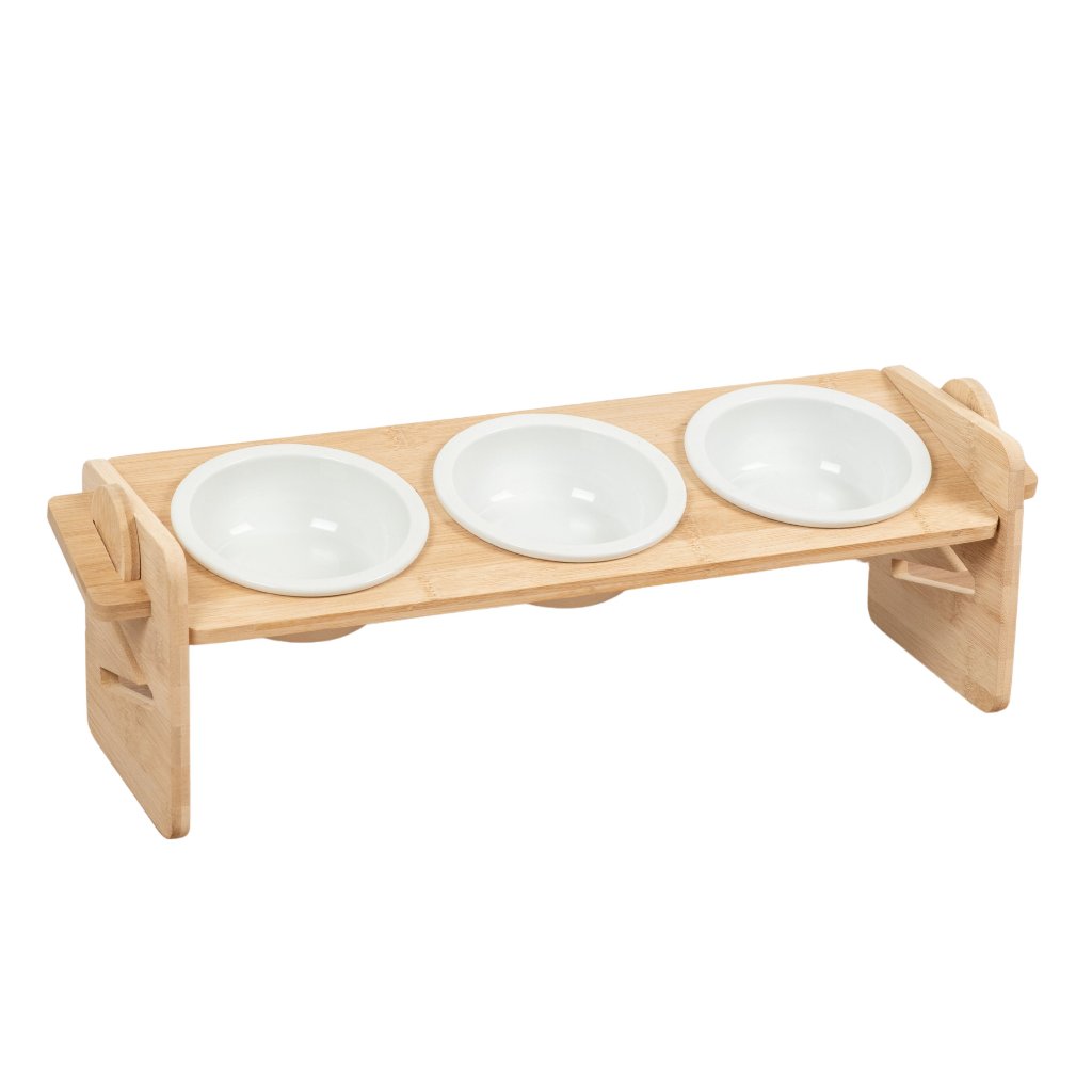 Twocats_petshop ชามอาหารสัตว์เลี้ยง สไตล์มินิมอล รุ่น M