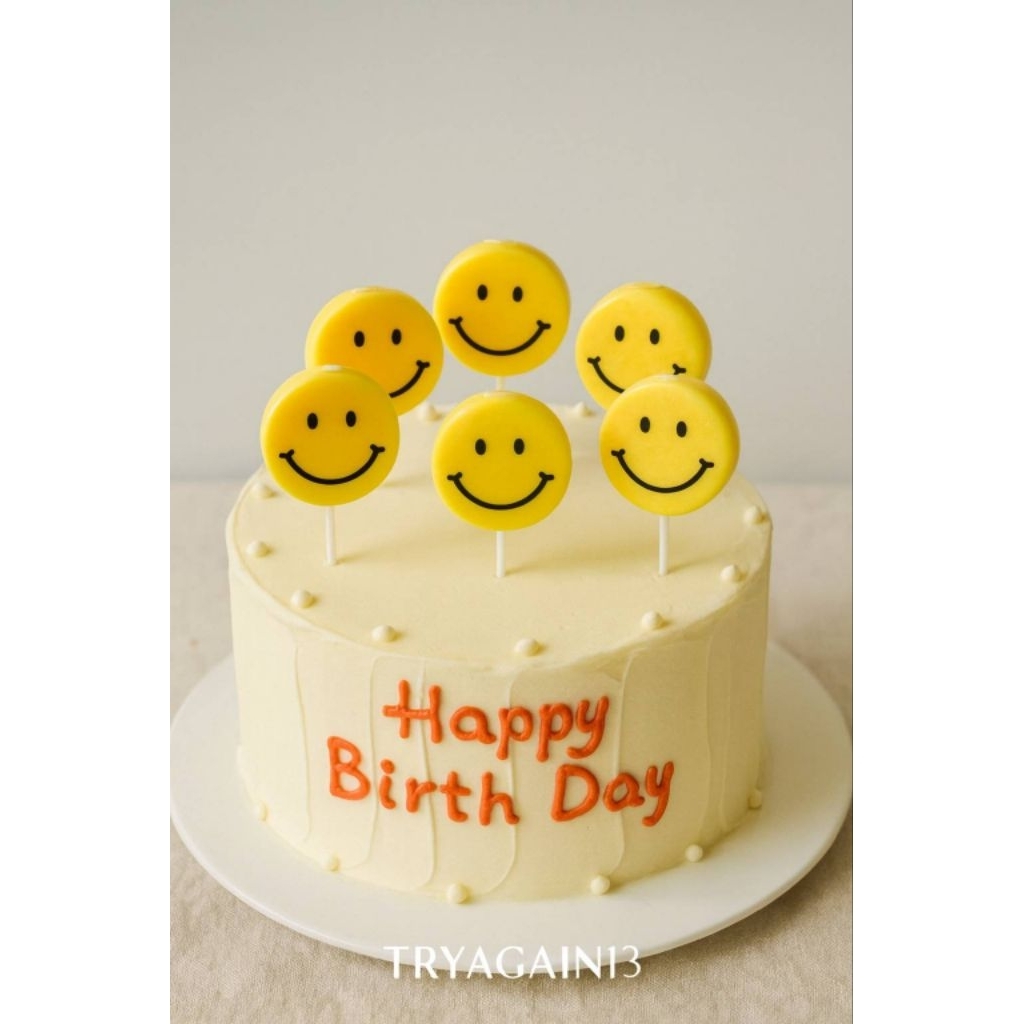 Smiley เทียนวันเกิด น่ารักมาก
