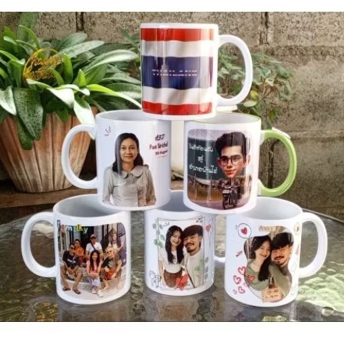 แก้วเซรามิคสกรีนตามสั่ง แก้วมัค แก้วกาแฟ แก้วสกรีน ขนาด 11 ออนซ์ พร้อมกล่อง